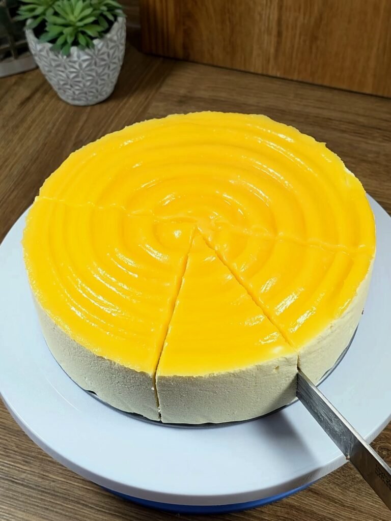 Lemon White Chocolate Mousse Cake